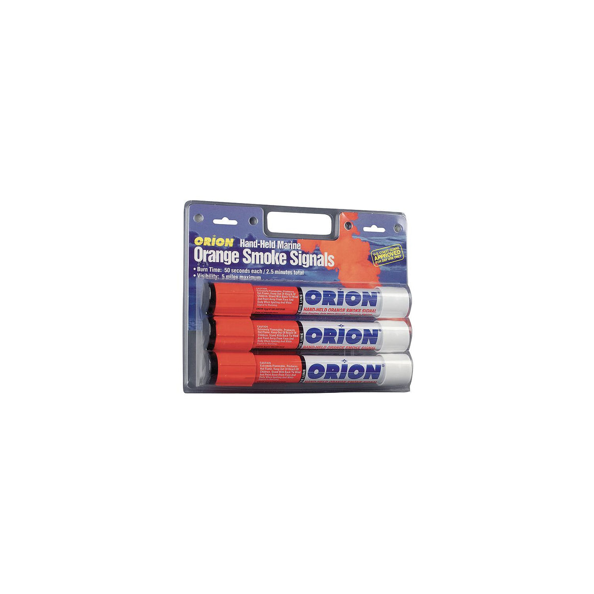 Orion Safety Products Orion 958 - Hand Held Orange Smoke, 3/Pk - 958