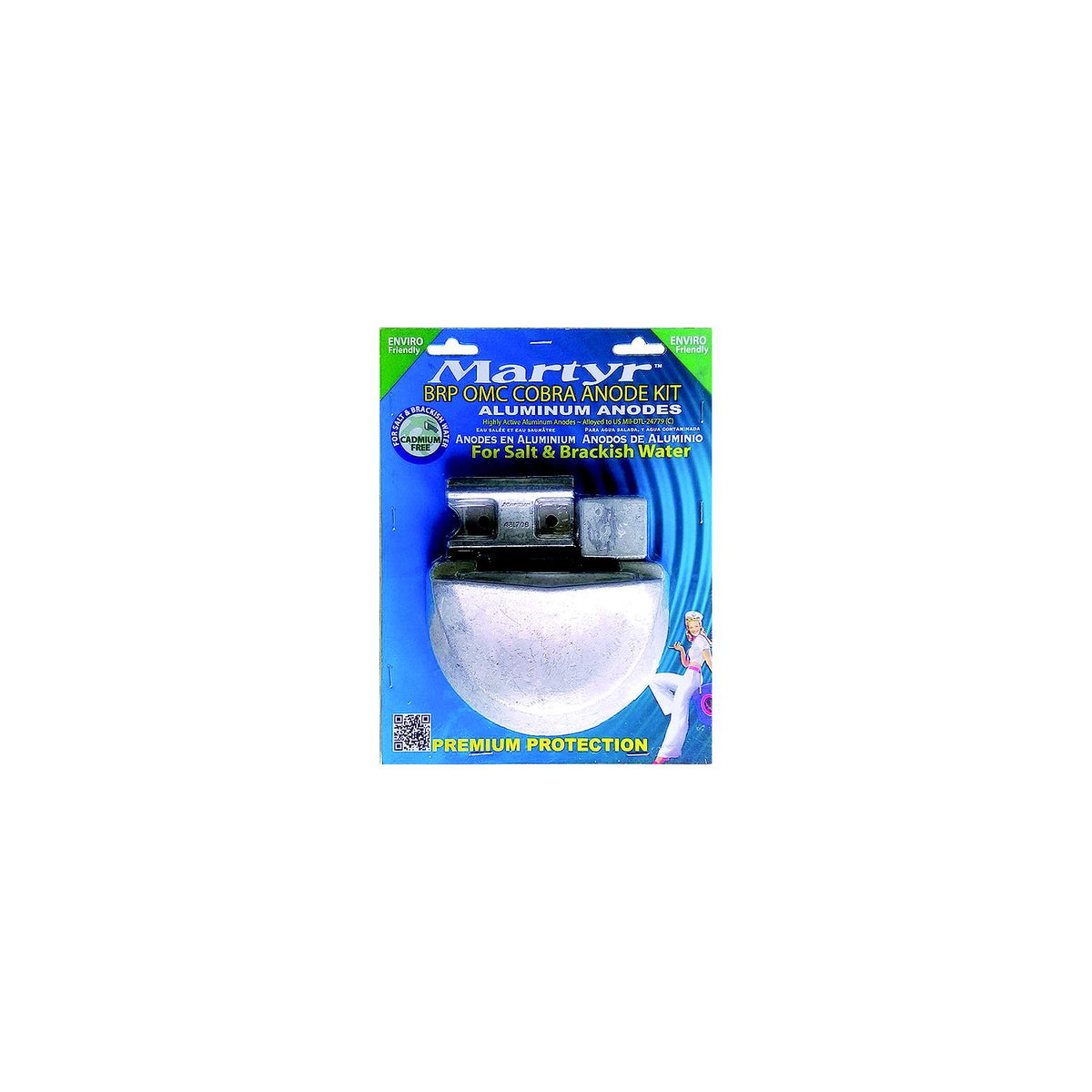 Martyr BRP OMC Cobra Anode Kit, Magnesium - CMCOBRAKITM - image 1