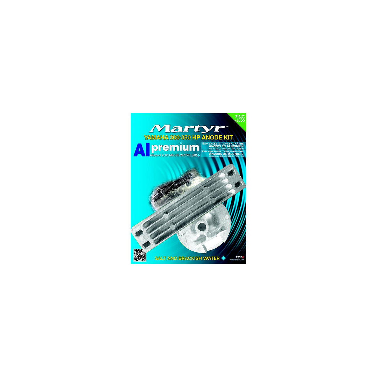 Martyr Yamaha Anode Kits - Aluminum - CMY300350KITA - image 1