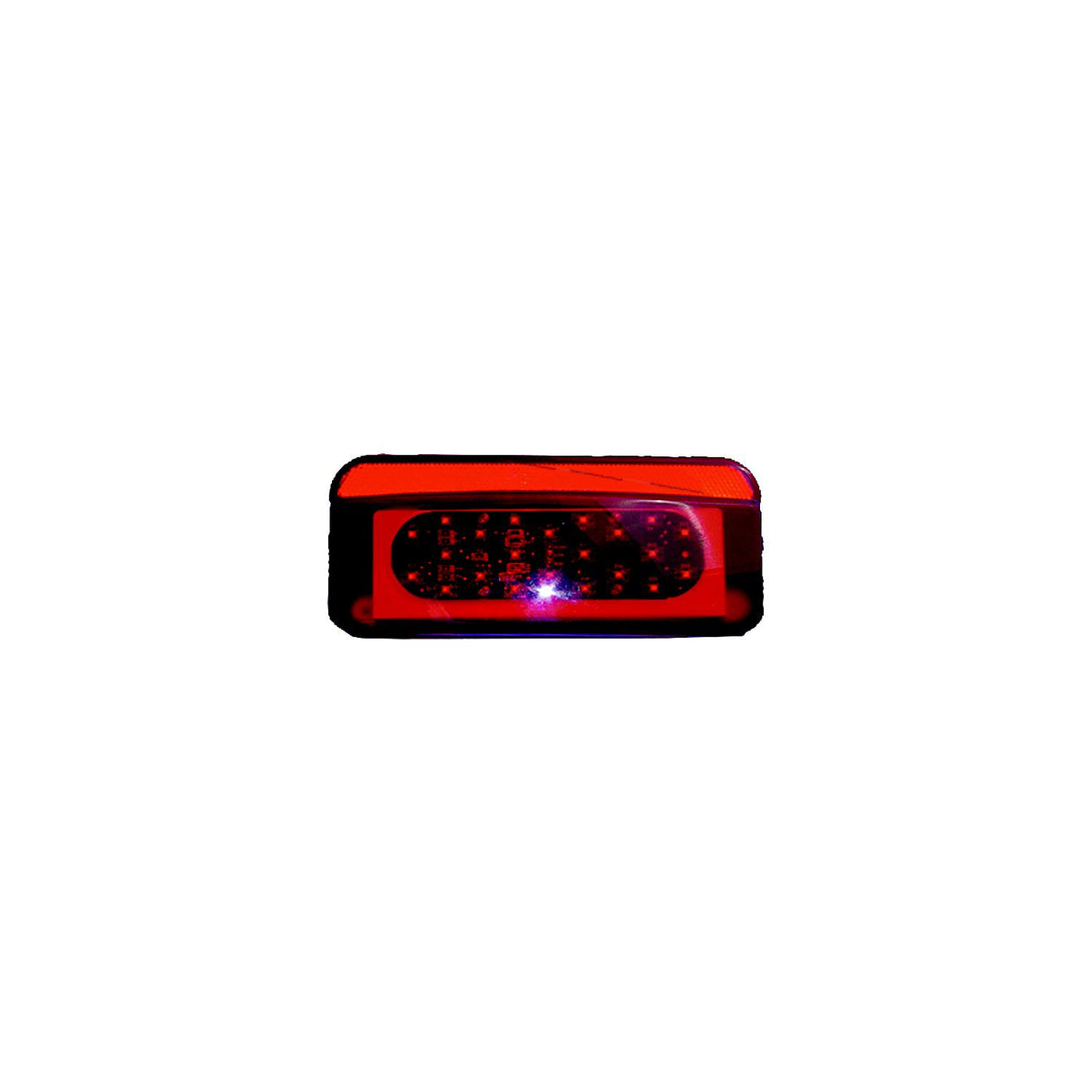 Fasteners Unlimited Creative Products Group CMD00381M1 Led Command® Compact Surface Mount Tail Lights, LED Light, White Base LED:22, 8-5/8" x 3-3/4" x 2-1/8" - CMD-003-81M1