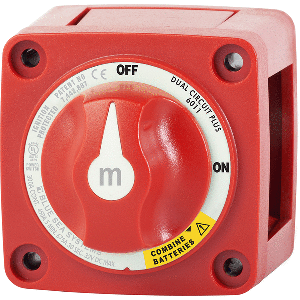Blue Sea Systems Blue Sea 6011 m-Series (Mini) Battery Switch Dual Circuit Plus