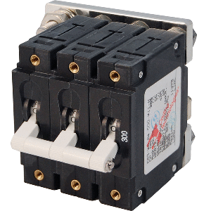 Blue Sea Systems Blue Sea 7271 300A C-Series Triple Pole Toggle DC Circuit Breaker