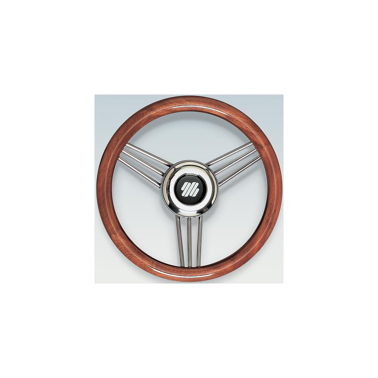 Mahogany Non-Magnetic Stainless Steel Steering Wheel - V26