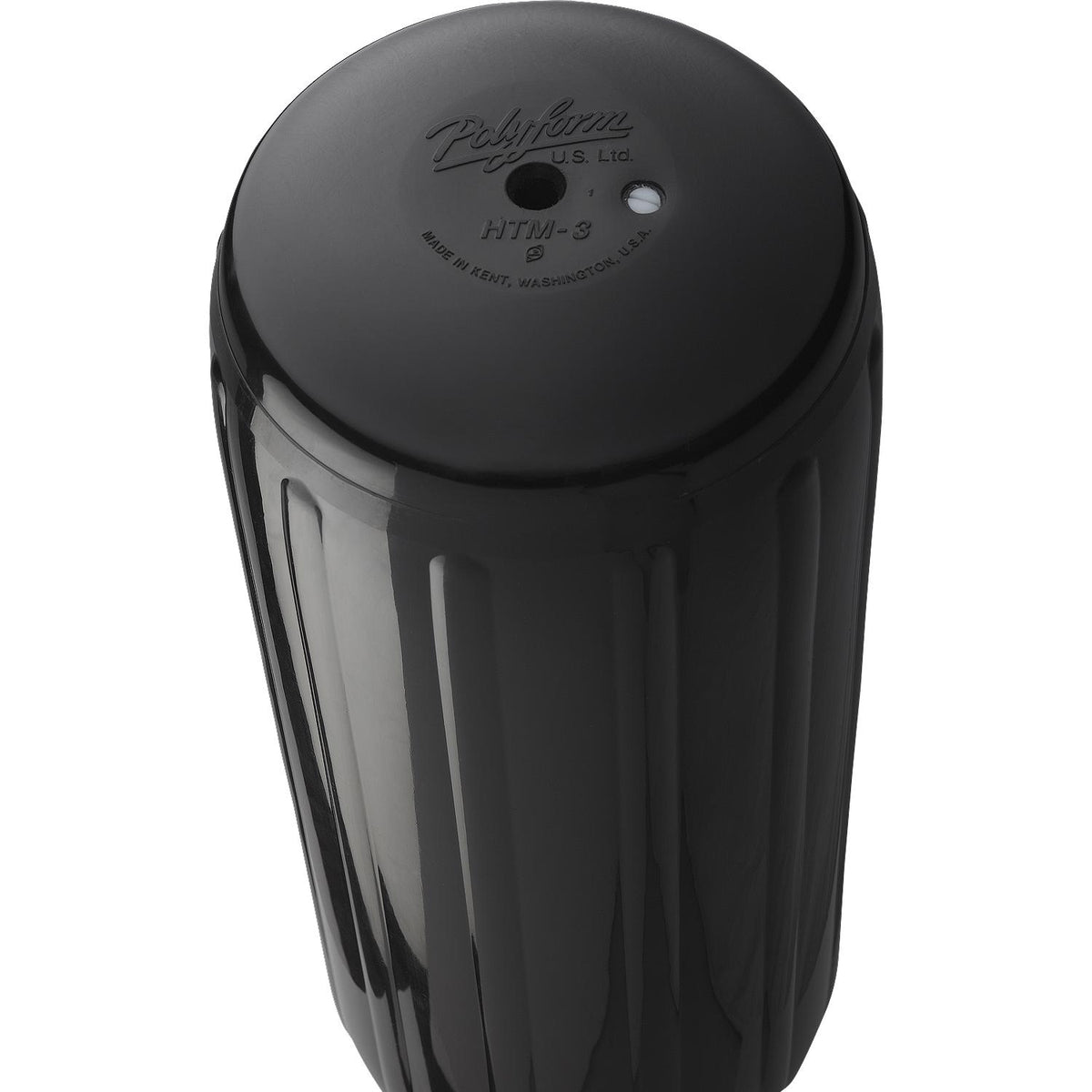 Polyform HTM-3 Black Fender 10.5" X 27" Marine Boat - official Polyform product image 4