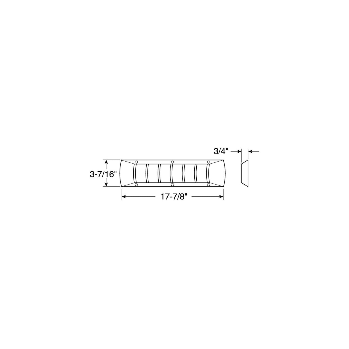 ATTWOOD Louvered Vent, Off White - 1495-1 - official Attwood product image 3