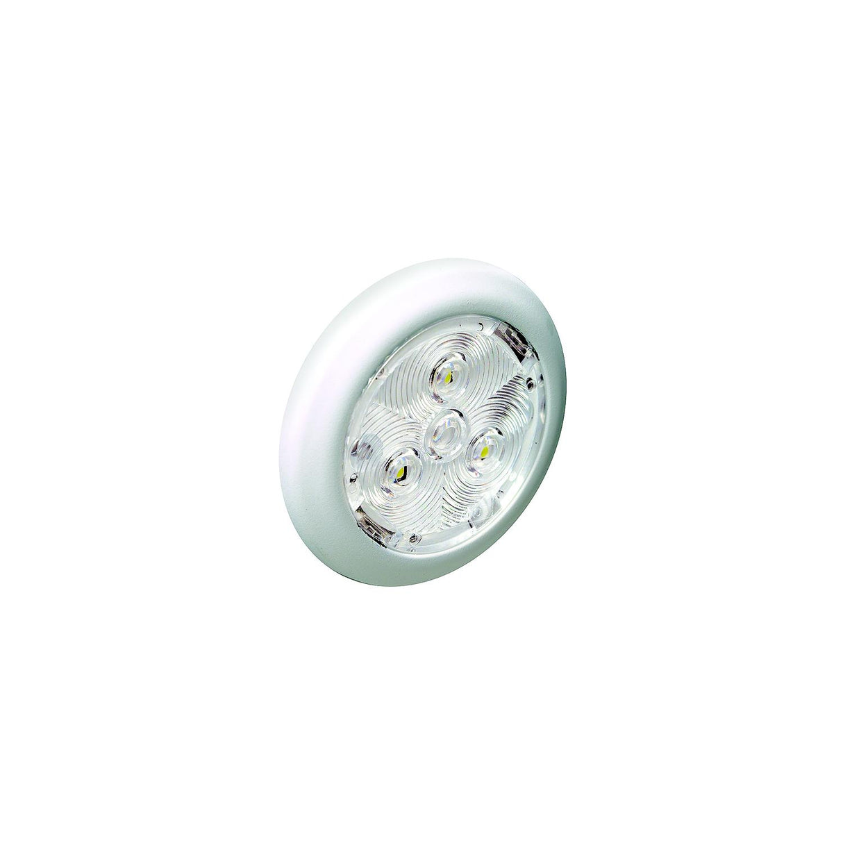 ATTWOOD 2-3/4" Warm White Interior/Exterior Light w/White Bezel - 6320W7