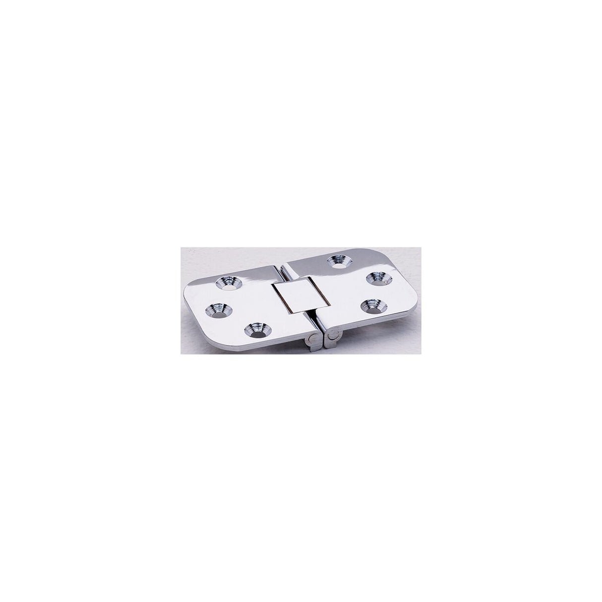 ATTWOOD Flush Hinge, Square End, Stamped Stainless Steel 2-3/4" x 1-9/16" - 66239-3