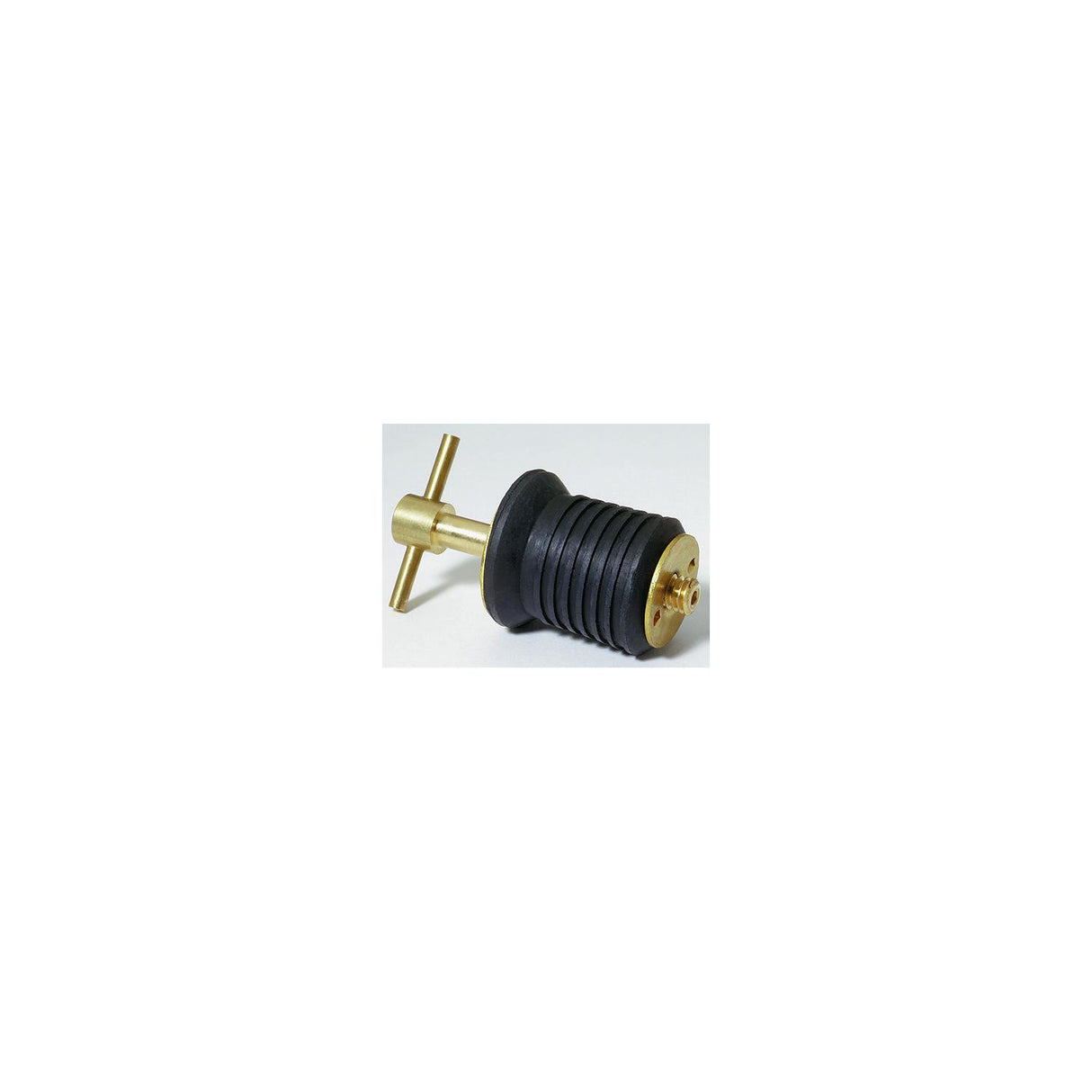 ATTWOOD 1" Drain Plug with Brass T-Handle w/o Chain - 7526A7