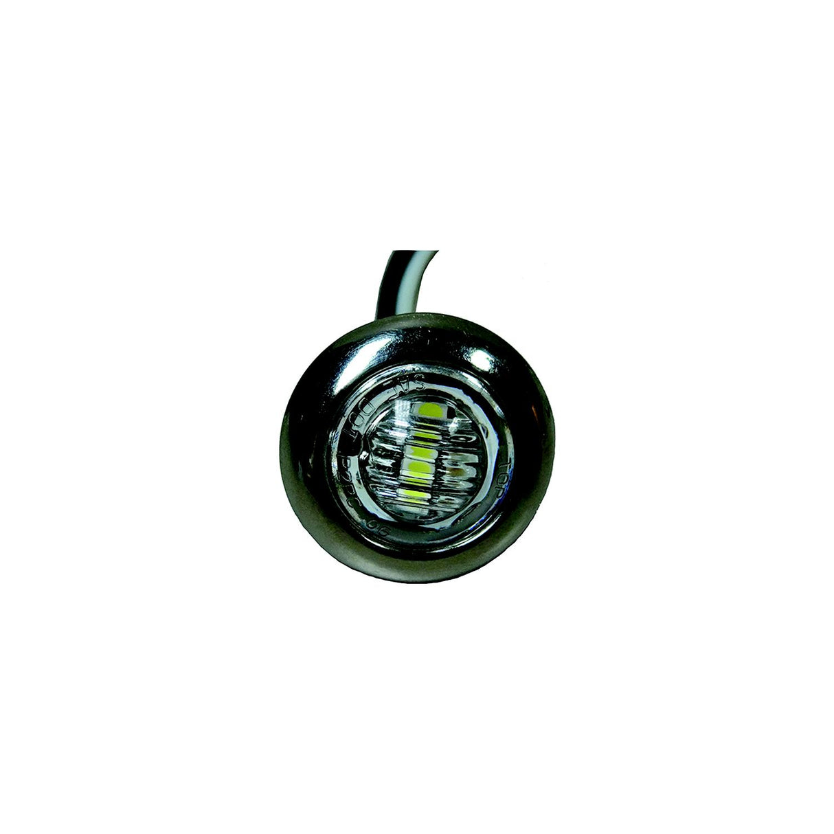 T-H Marine T-H LED Push-In Utility Light With Stainless Steel Bezel - LED-51978-DP