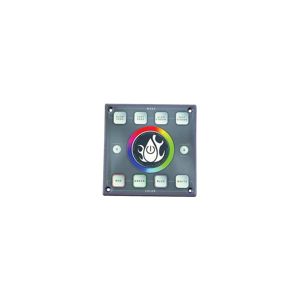 T-H Marine TH Marine LEDRGBCONT3FDP RGB LED Light Controller, Square - LEDRGBCONT3FDP