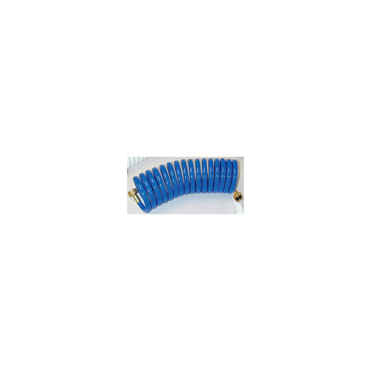 T-H Marine Coiled Washed Down Hose With Straight Nozzle - WDHBR25BBDP