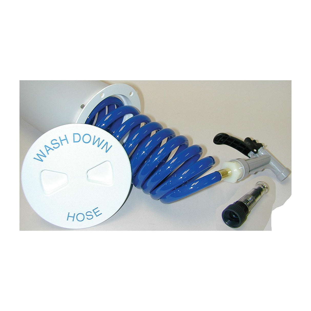 T-H Marine Wash Down Station & Hose, White - WDSW2BDP