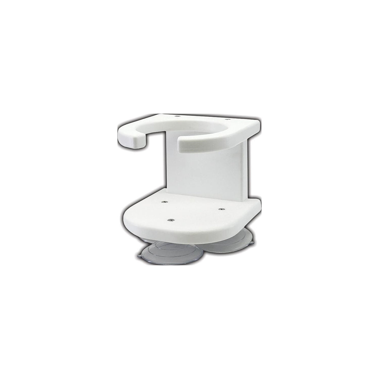 Taco Metals Taco P012003W 1 Drink Holder, White Poly w/Suction Cup Mt. - P01-2003W