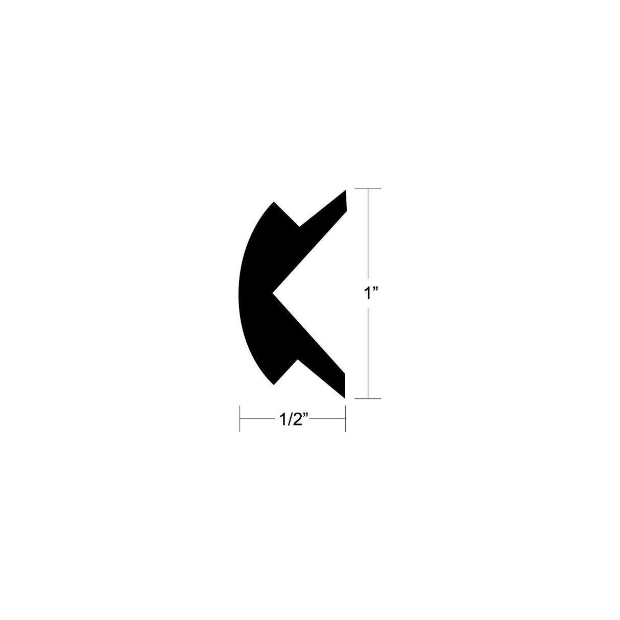 Taco Metals Taco V120303WHC701 Flexible Vinyl Insert, 70' White - V12-0303WHC70-1