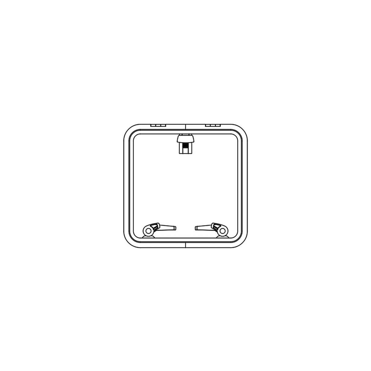 Lewmar Low Profile Rectangular Hatch, Size 60 - 2020206872 - official Lewmar product image 3