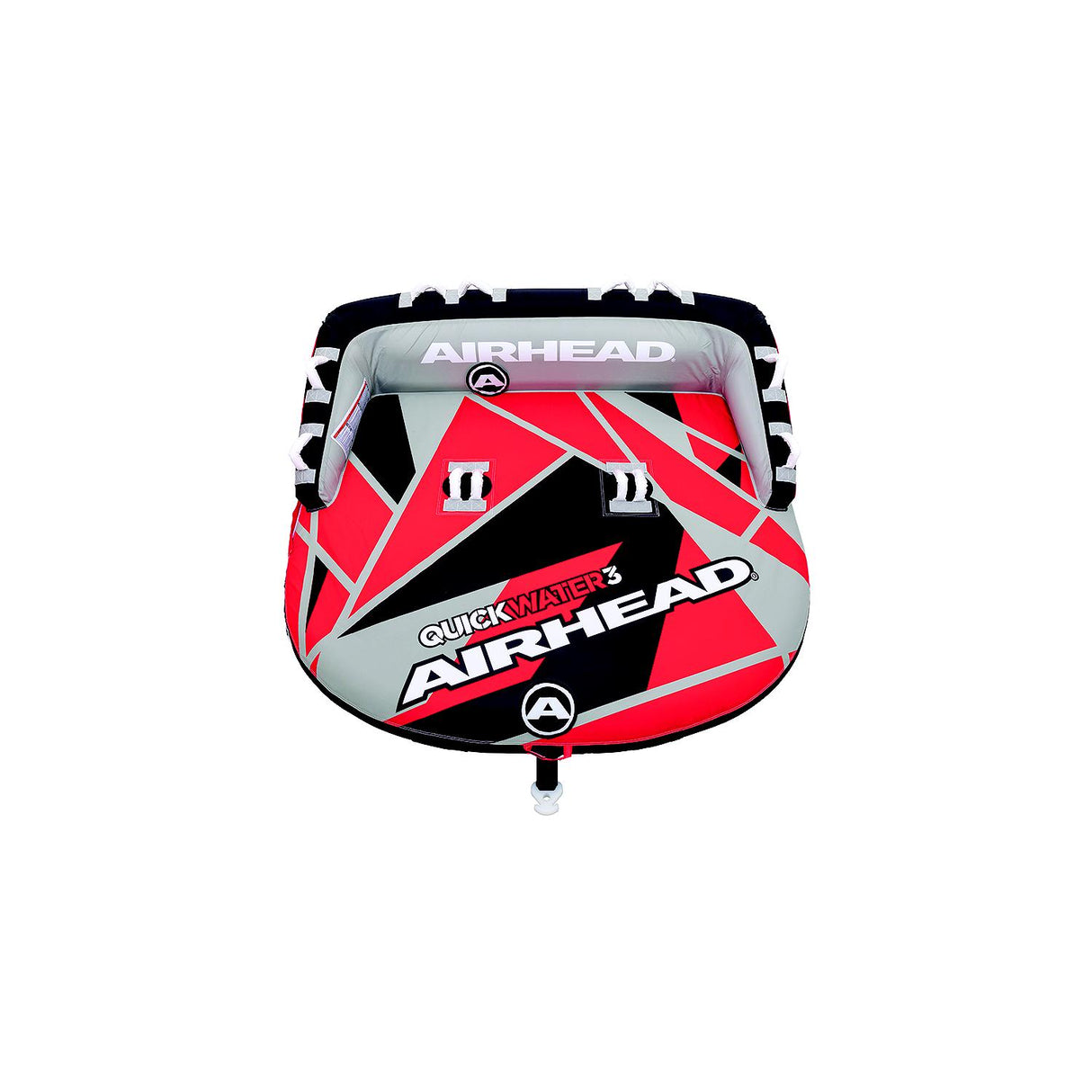 Airhead AHT50188RBK Quick Water Towable, Red/Black, 1-3 Riders - AHT50188RBK