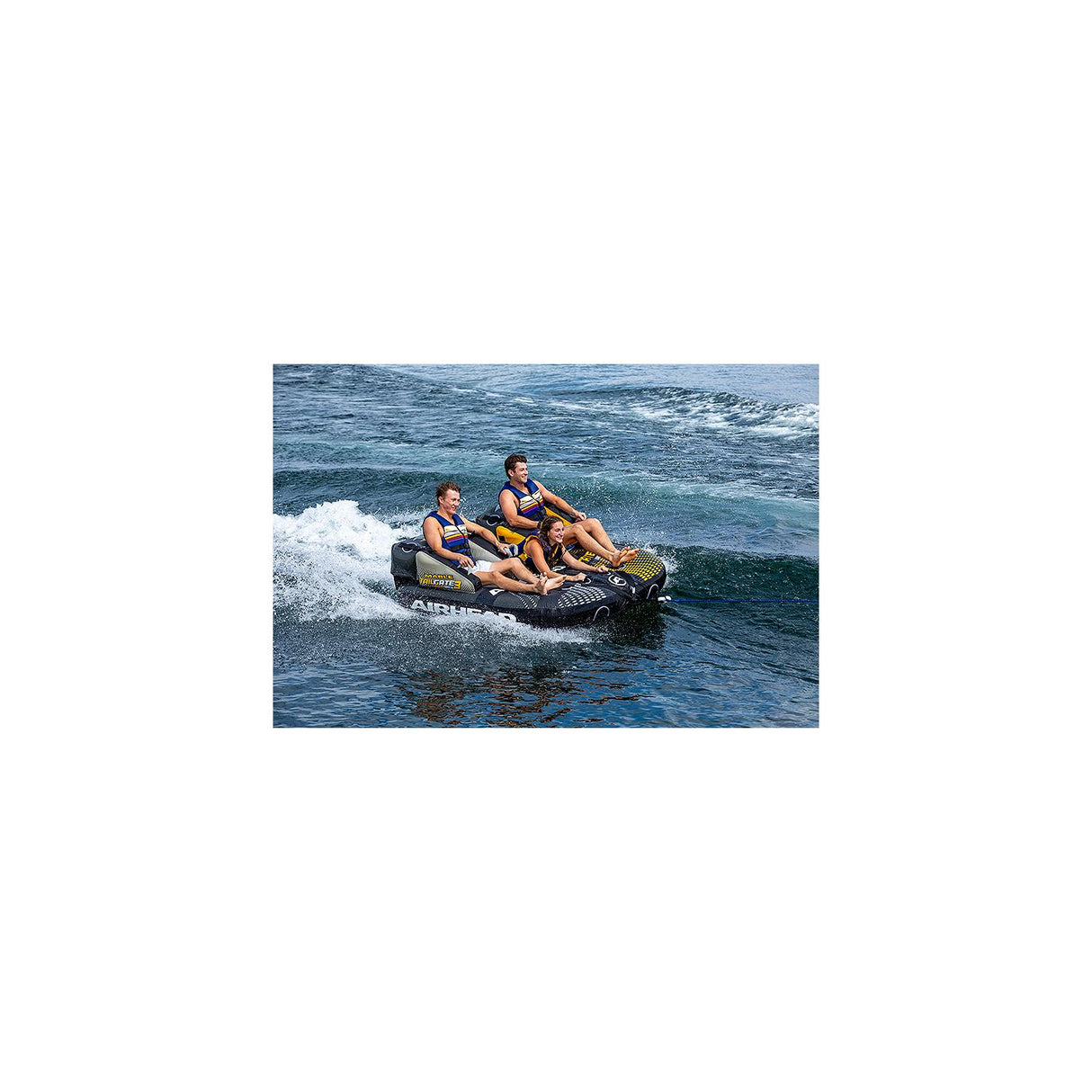 Airhead AHT50305MTS3 Mable Tailgate Splitback Towable Tube, 3 Person - image 2