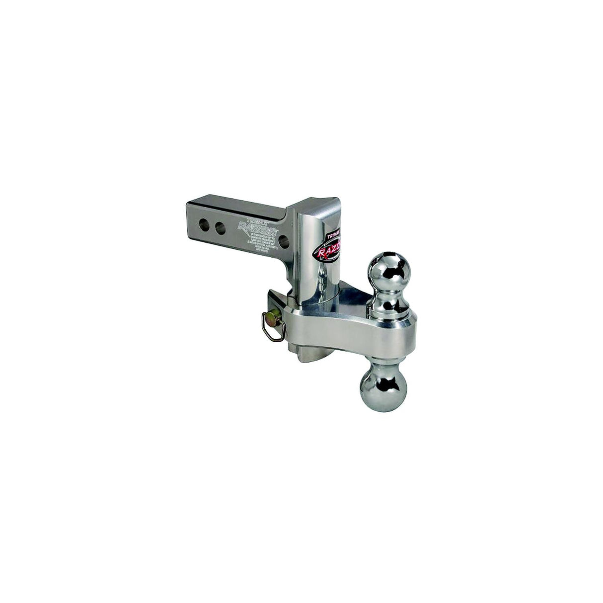 Trimax Locks Trimax TRZ8ALRP Adjustable 8' Drop Aluminum RV Hitch - TRZ8AL-RP