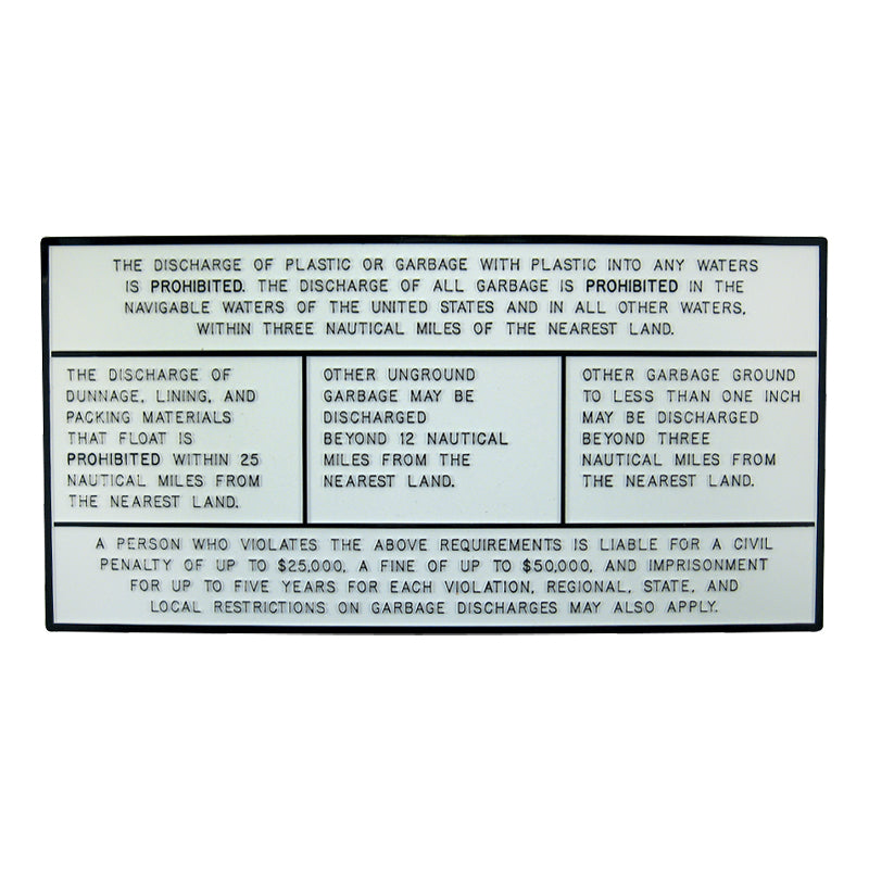 Bernard Engraving Pollution Control Plaque - P-227 - image 1