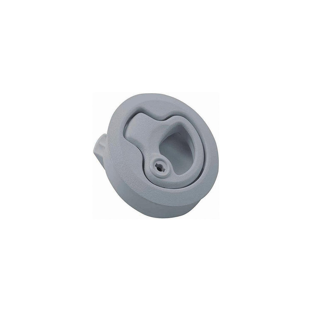 Teak Isle Flush Slam Latch, Locking, White - 29201