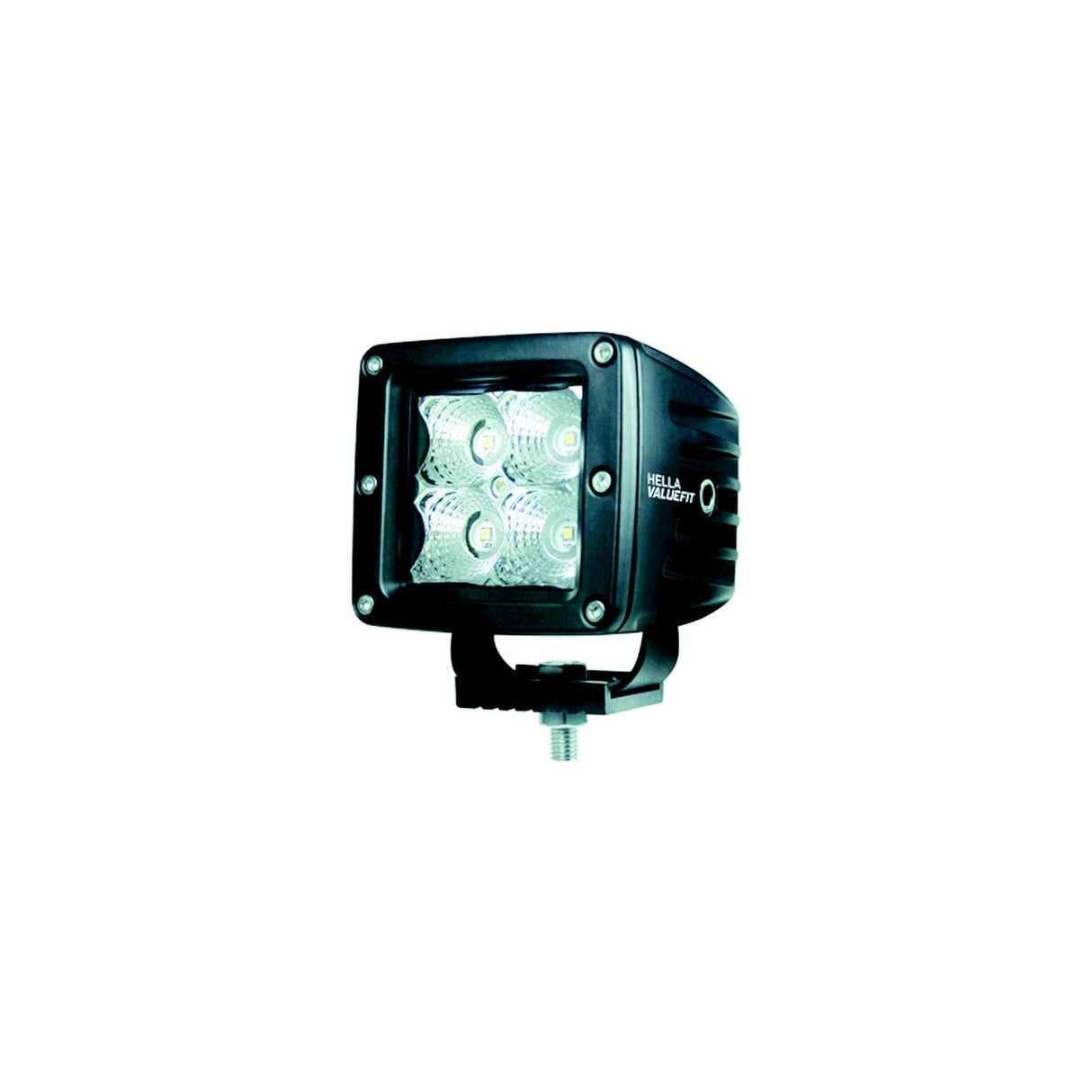 Hella 357204831 Valuefit Cube 4 LED Spot Light KitKit, Black - 357204831