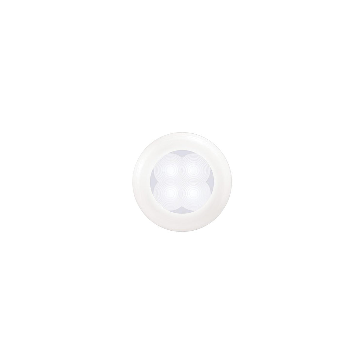 Hella LED Light White w/White Bezel 12V - 980500441 - official Hella Marine product image 3