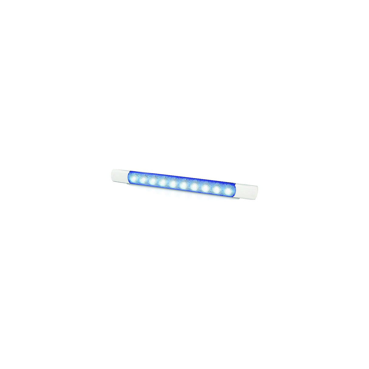 Hella 980881402 LED Courtesy LED Surface Mount Strip Lamp, Blue, 12 VDC - 980881402