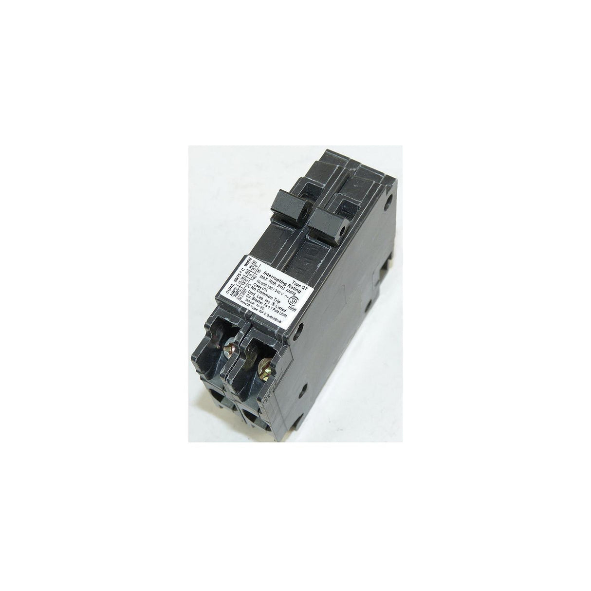 Parallax Power Supply Parallax Circuit Breaker, Twin Pole, Duplex, 15/20A - ITEQ1520 - image 1