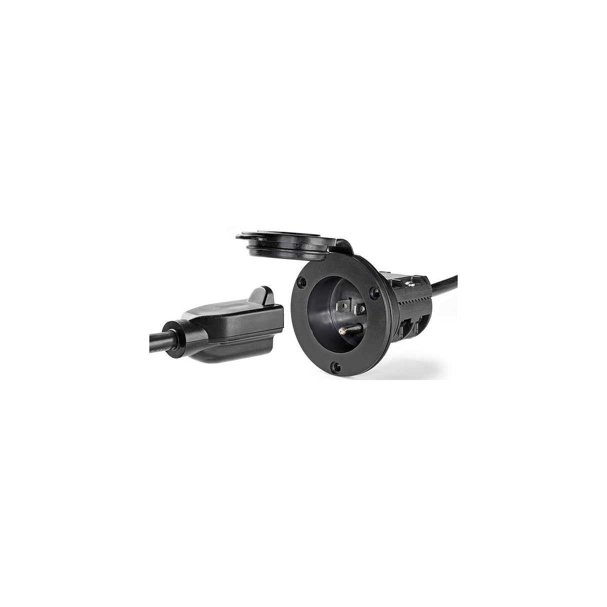 Minn Kota 1865111 AC Power Port, Black, Bulk - 1865111