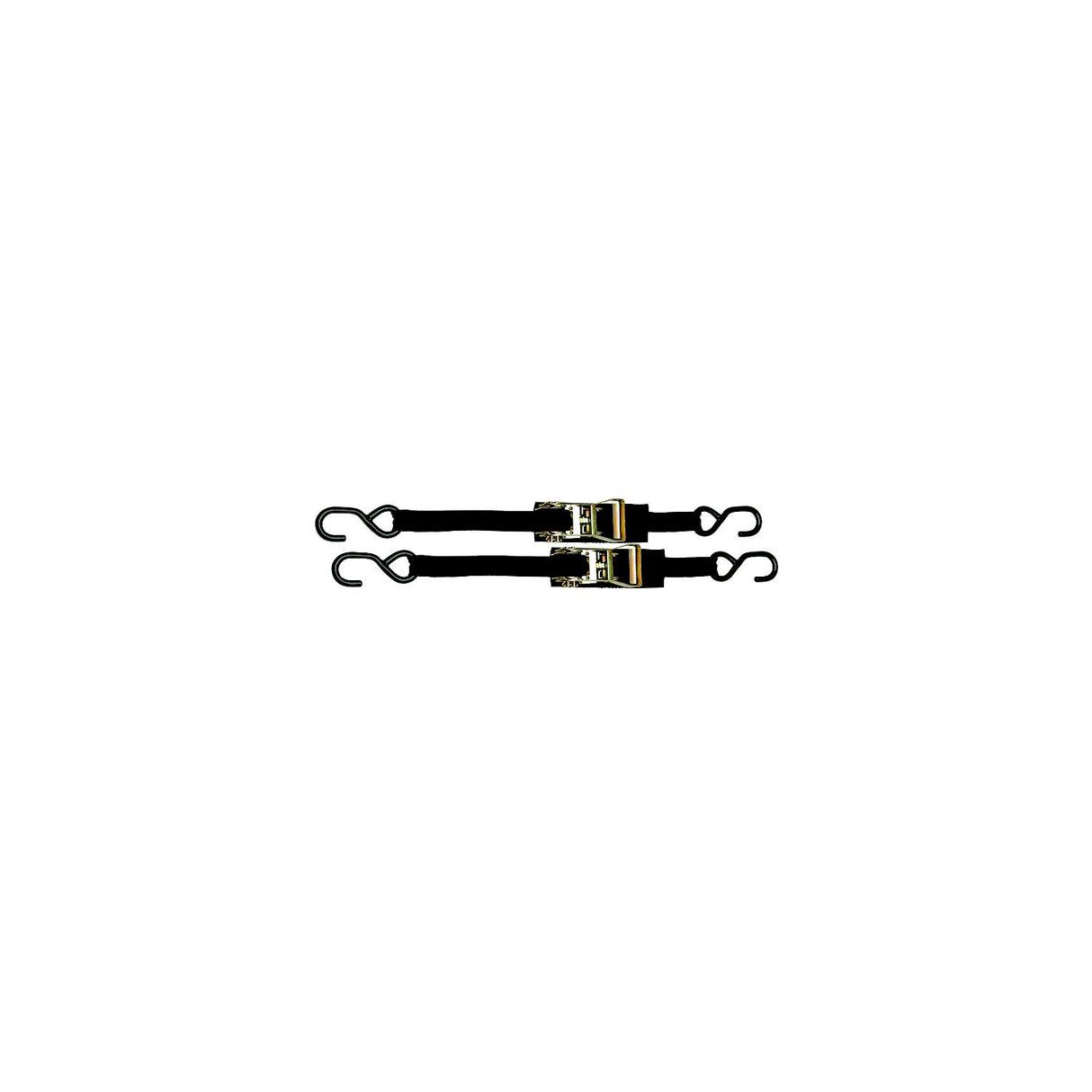 BoatBuckle Ratchet Transom/Utility Tie-Down 1" x 3.5' (2 Per Pack) - F14209