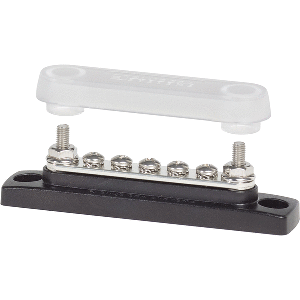 Blue Sea Systems Blue Sea 2314 MiniBus 100 Ampere Common BusBar 5 x 8-32 Screw Terminal with Cover