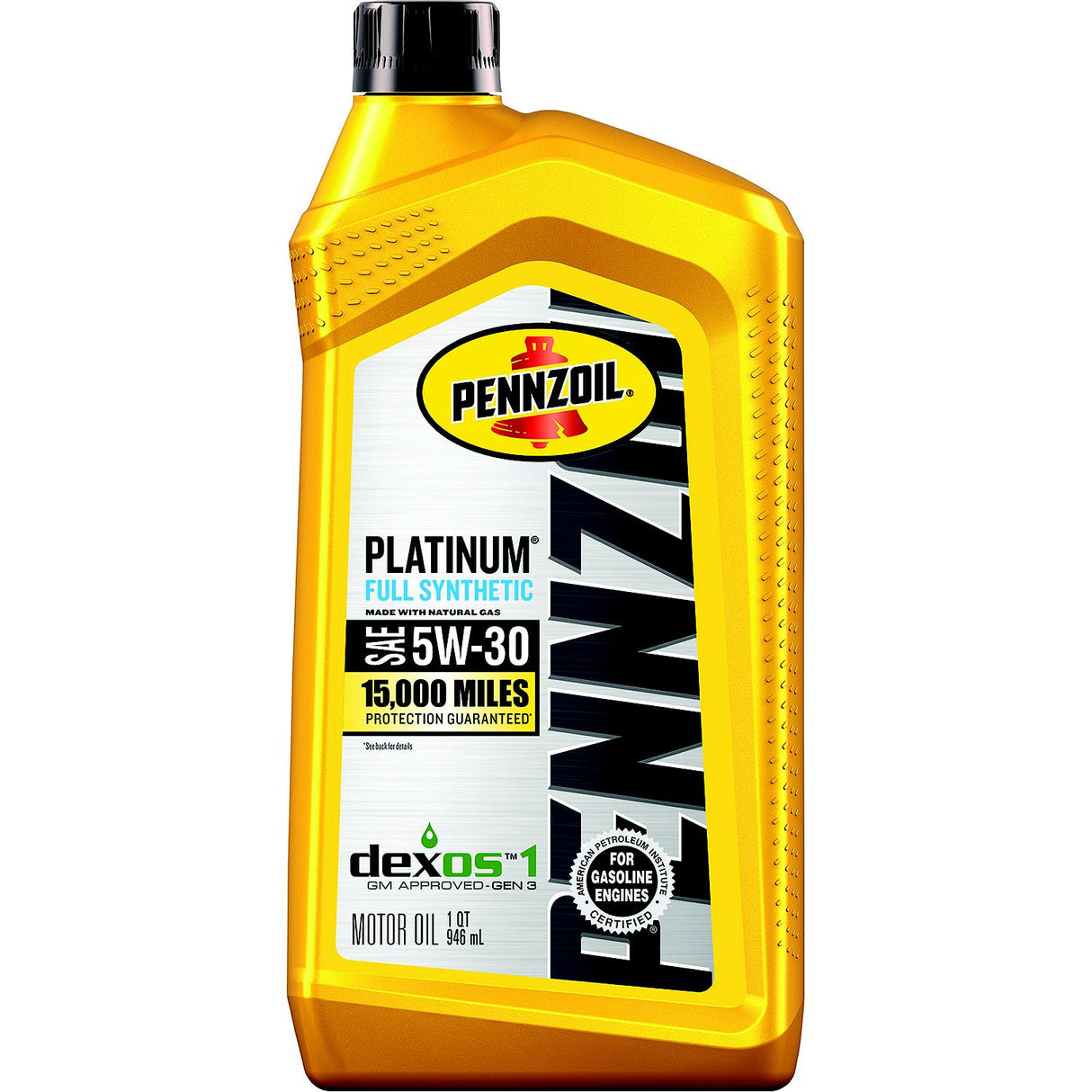 Pennzoil 550022689 Platinum Full synthetic, 5W- 30 , 1 quart - image 1