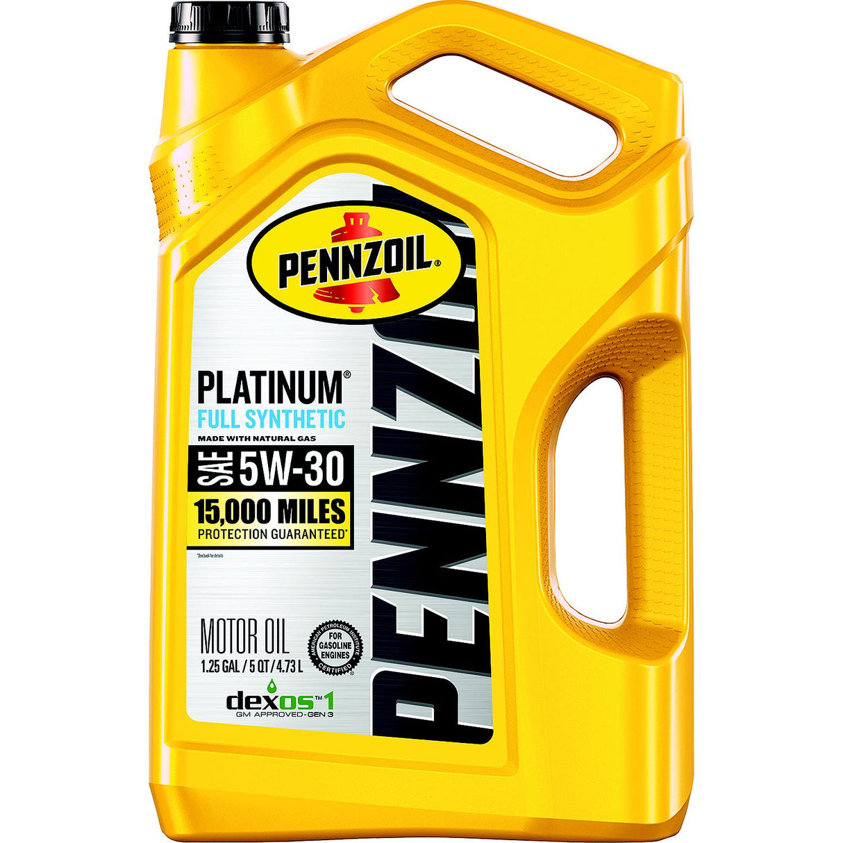 Pennzoil 550046126 Platinum Full synthetic , 5W-30, 5 Quart - image 1