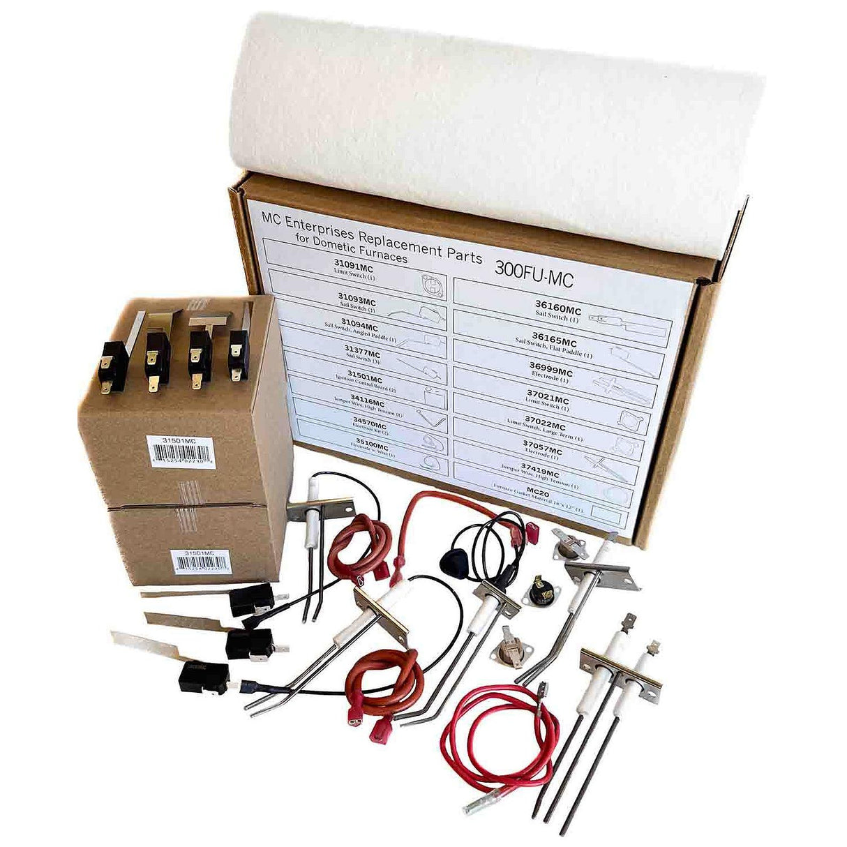 Mc Enterprises MC Enterprise 300FUMC Dometic Furnace Replacement Parts Kit - 300FU-MC