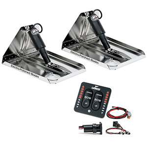 Lenco Marine Lenco 16" x 12" Heavy Duty Performance Trim Tab Kit w/LED Indicator Switch Kit 12V - RT16X12HDI