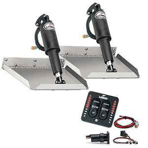 Lenco Marine Lenco 9" x 9" Edgemount Trim Tab Kit w/LED Indicator Switch Kit 12V - TT9X9EI