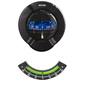 Ritchie SR-2 Venture Sail Boat Compass - Bulkhead Mount - Black