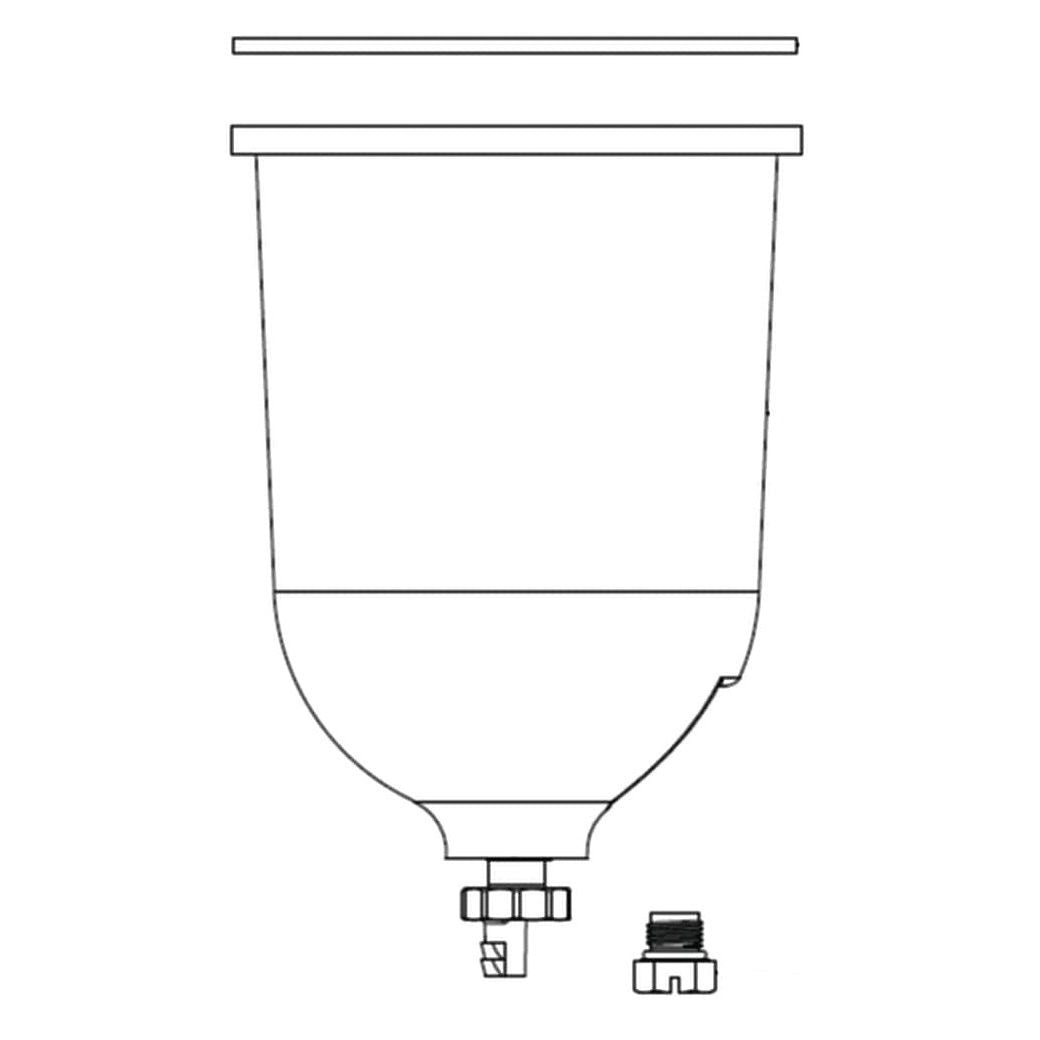 Racor Clear Bowl Kit for 900/1000 FH - RK11-1938 - image 1