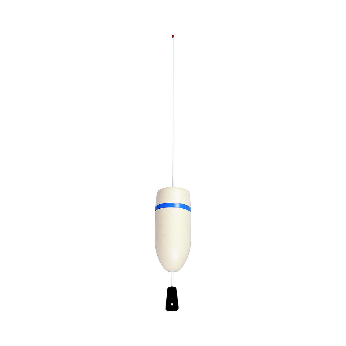 Taylor Made Products Taylor Mast Buoy - White With Blue Reflective Striping - 2020108654