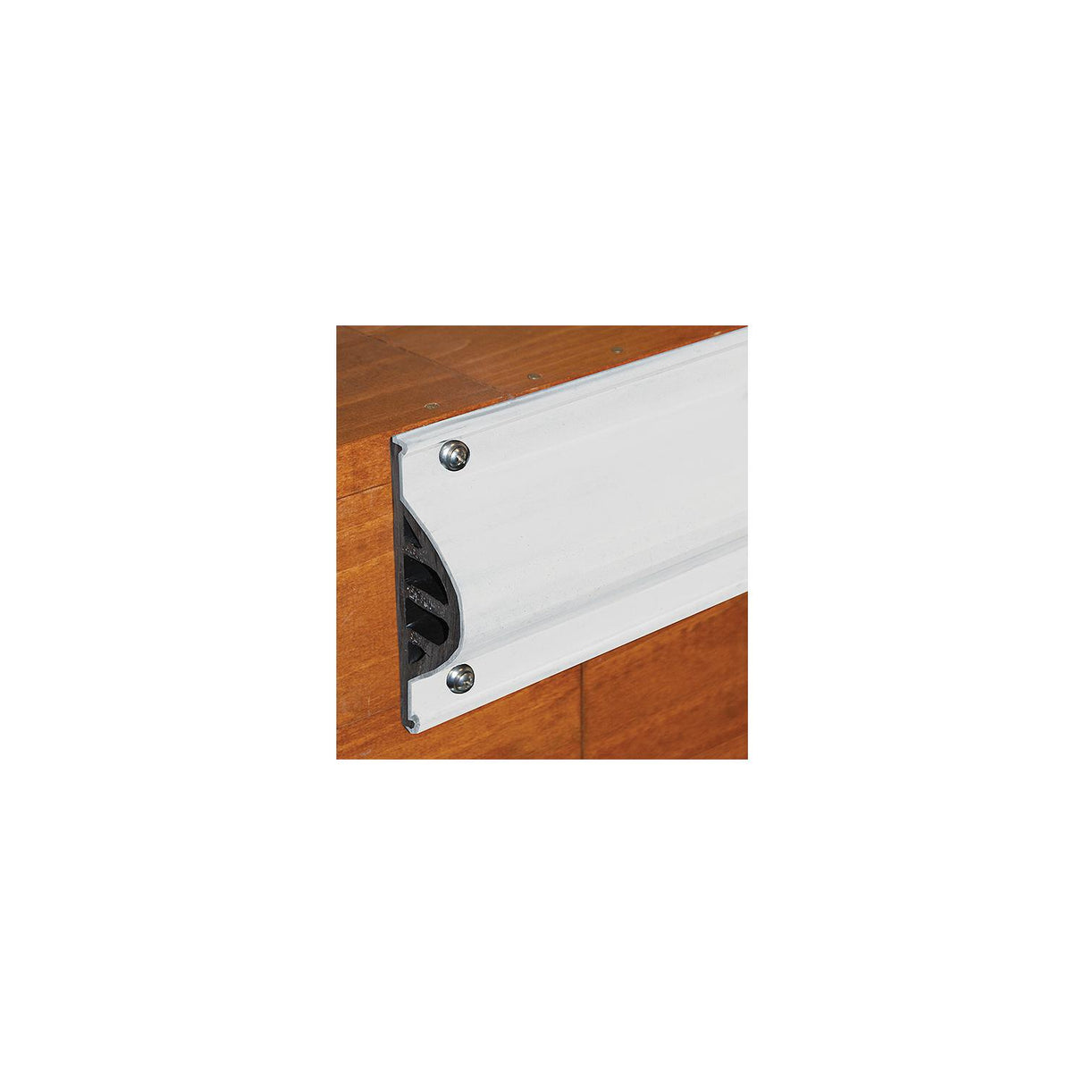 Taylor Made Products Taylor Dock Pro® Commerical Grade Premium Side Gard 4.25" High, 10' Straight, White - 2020137494