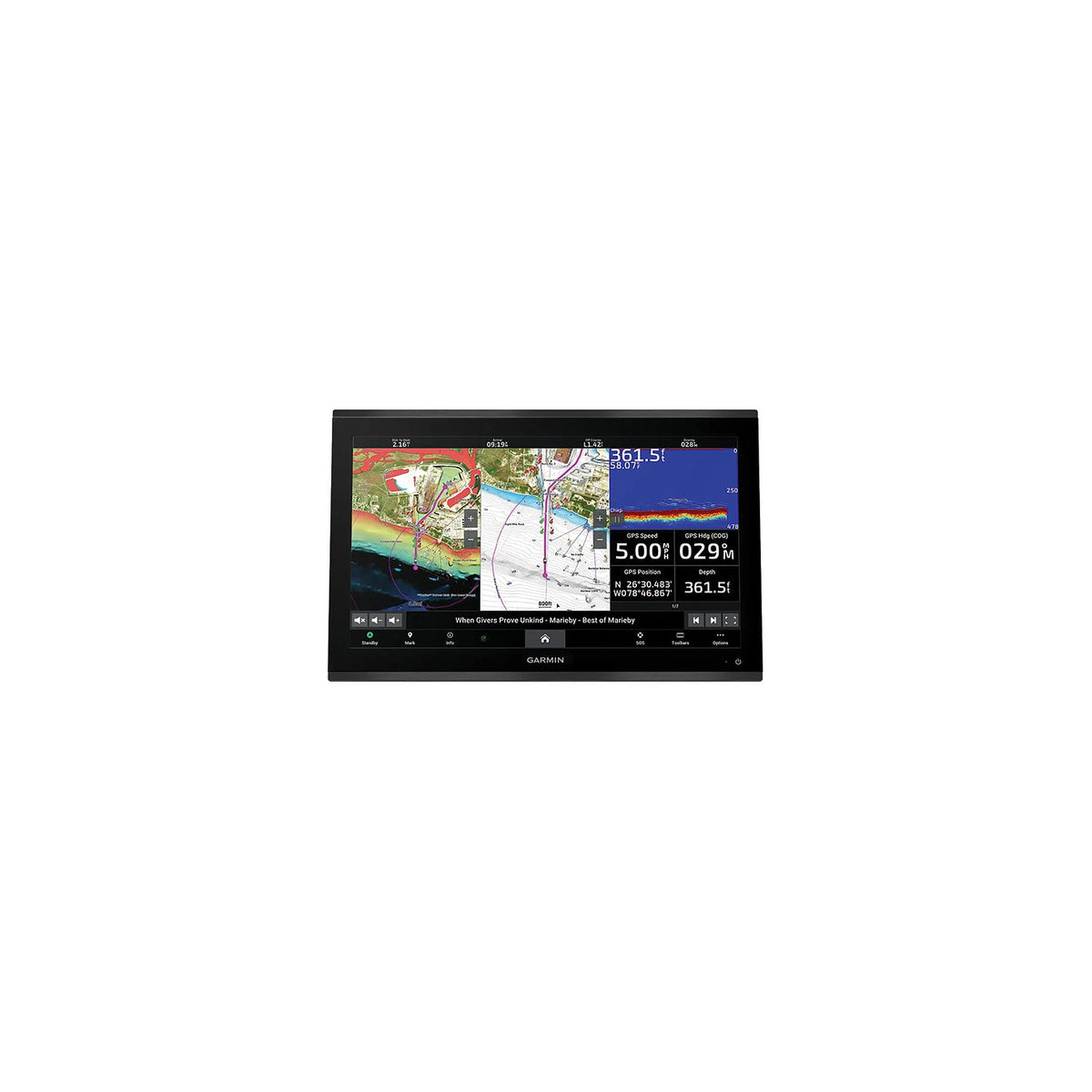 Garmin 0100267301 GPSMAP® 9219 19" 4K Premium Chartplotter w/Navionics+ Inland & Coastal Charts - image 1