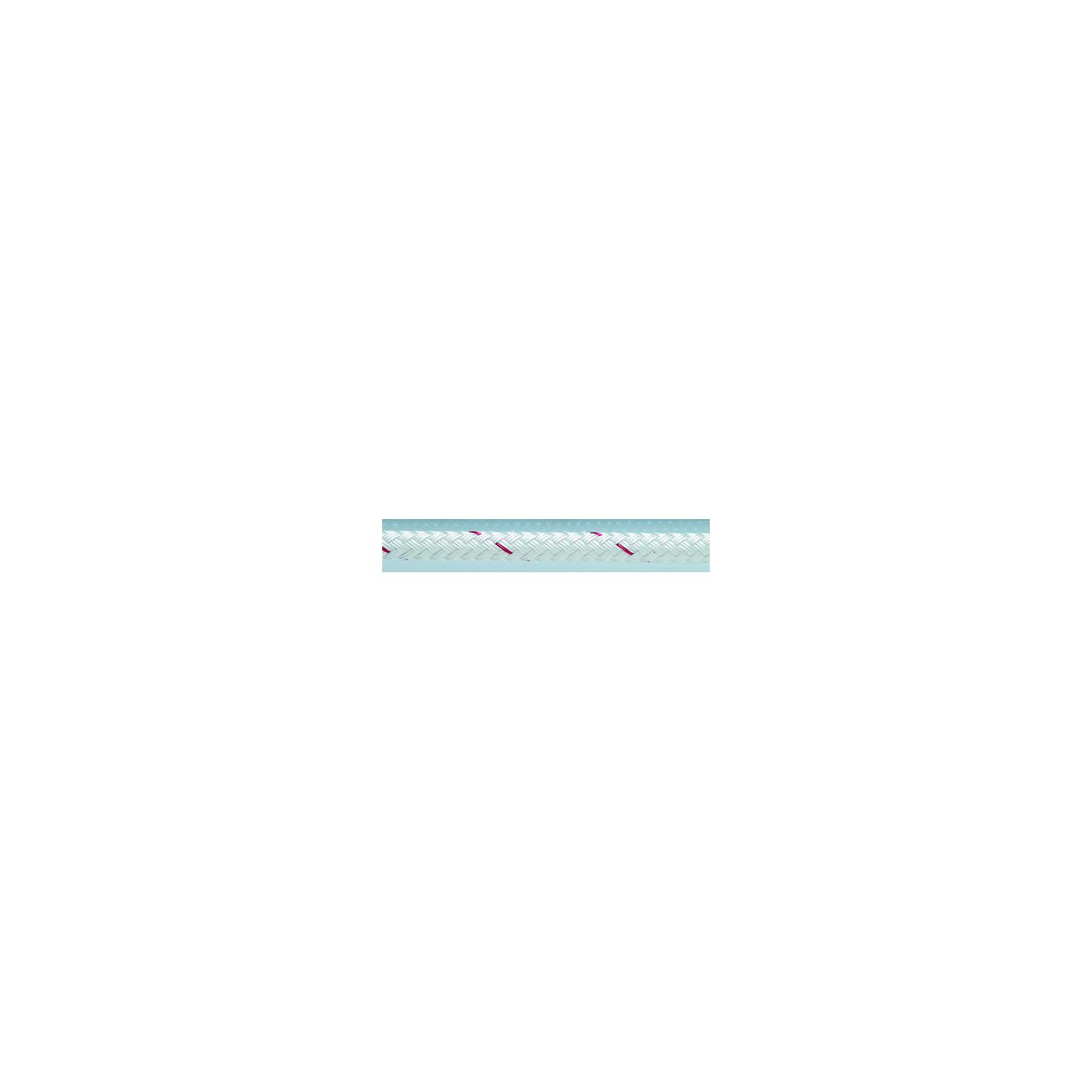 New England Rope White Sta-Set Polyester Double Braid, 3/16" x 600'