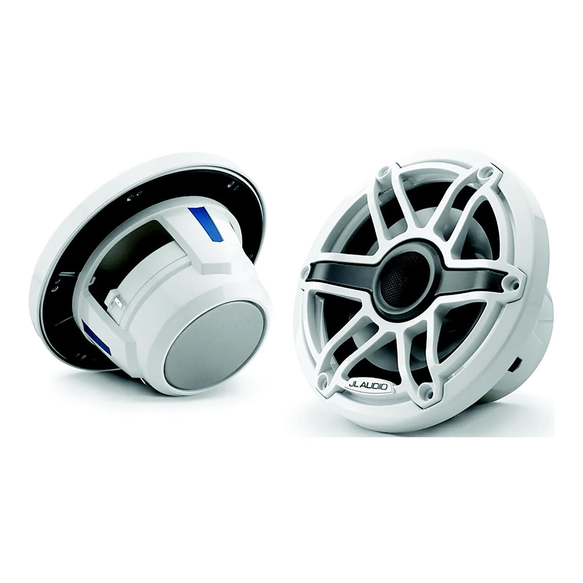 JL Audio 0100309000 M6 Marine Speakers, White Sport, No Transflective™ LED Lighting, No Enclosed System, 6.5" - image 2