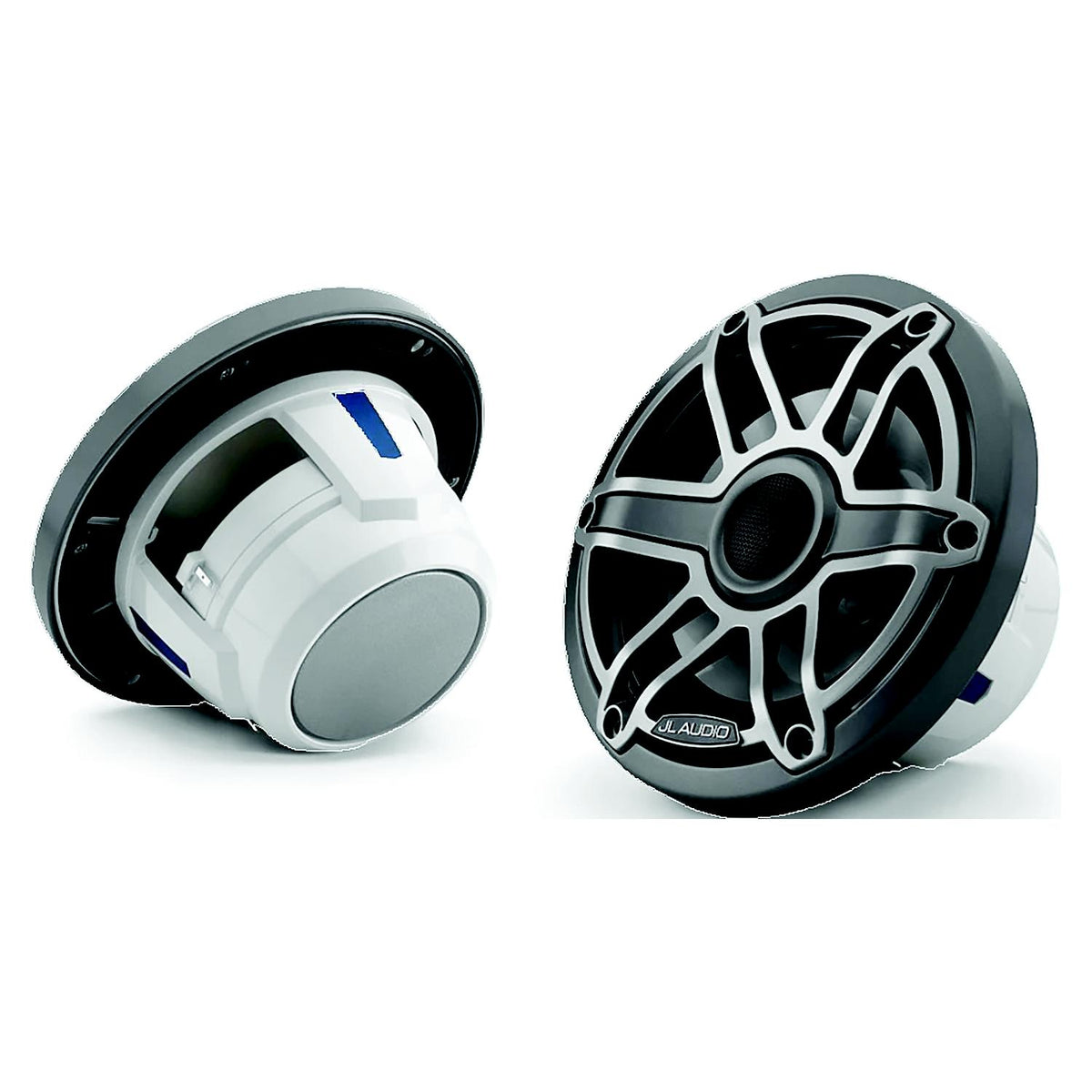 JL Audio 0100309100 M6 Marine Speakers, Titanium Sport, No Transflective™ LED Lighting, No Enclosed System, 6.5" - image 2