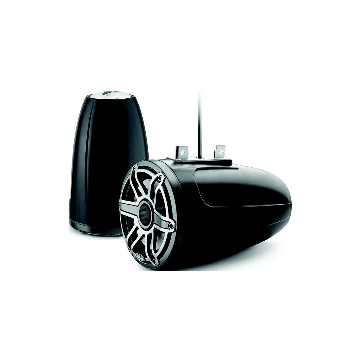 JL Audio 0100327900 M6 Enclosed Tower Speakers, Titanium Sport, No Transflective™ LED Lighting, Enclosed System, 7.7" - image 1