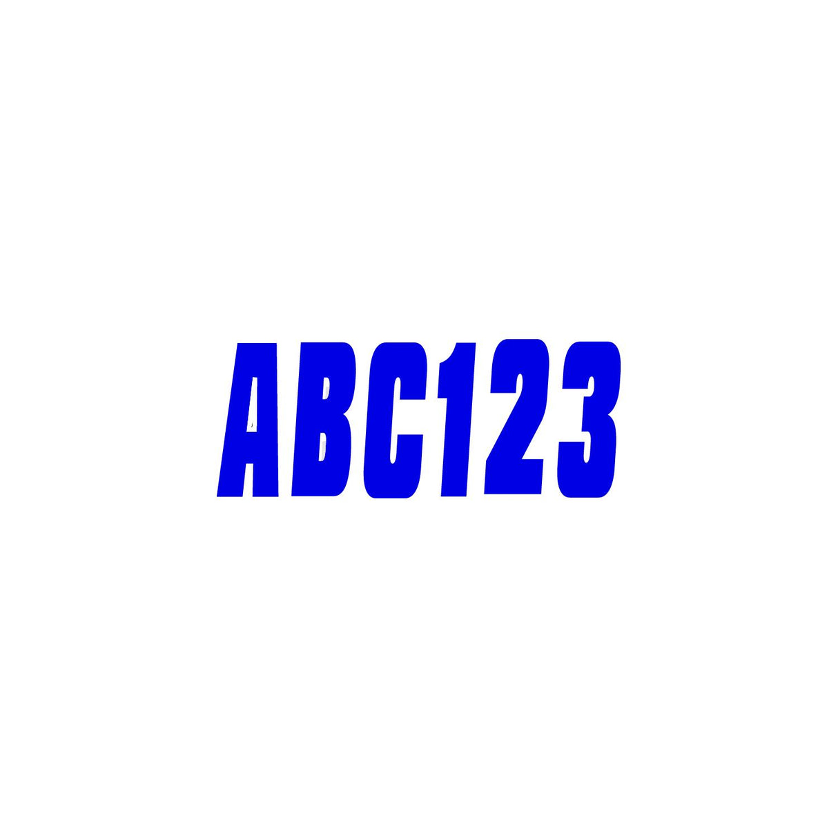 Hardline Products BLU350EC Blue Letter Kit Marine Boat