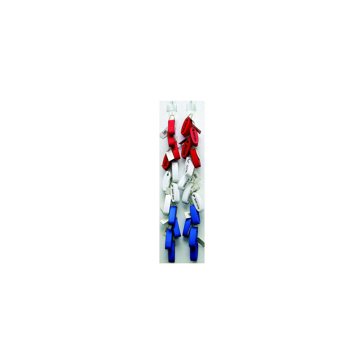 Hardline Products Hardline Key Floater Clip Strip Display w/24 Floats - CS01