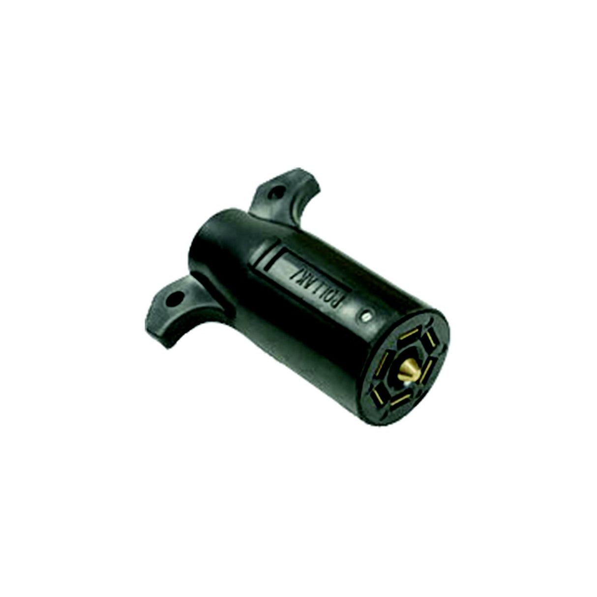 Pollak Corp Pollack 7-Way Black Plastic Trailer End Plug Only - 12-706EP