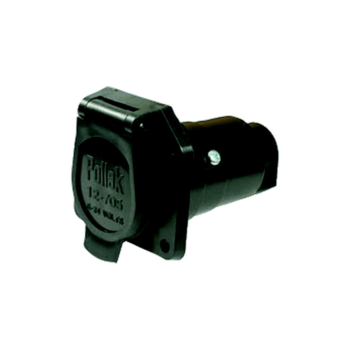 Pollak Corp Pollack 7-Way Black Plastic Car End Socket Only - 12-707EP