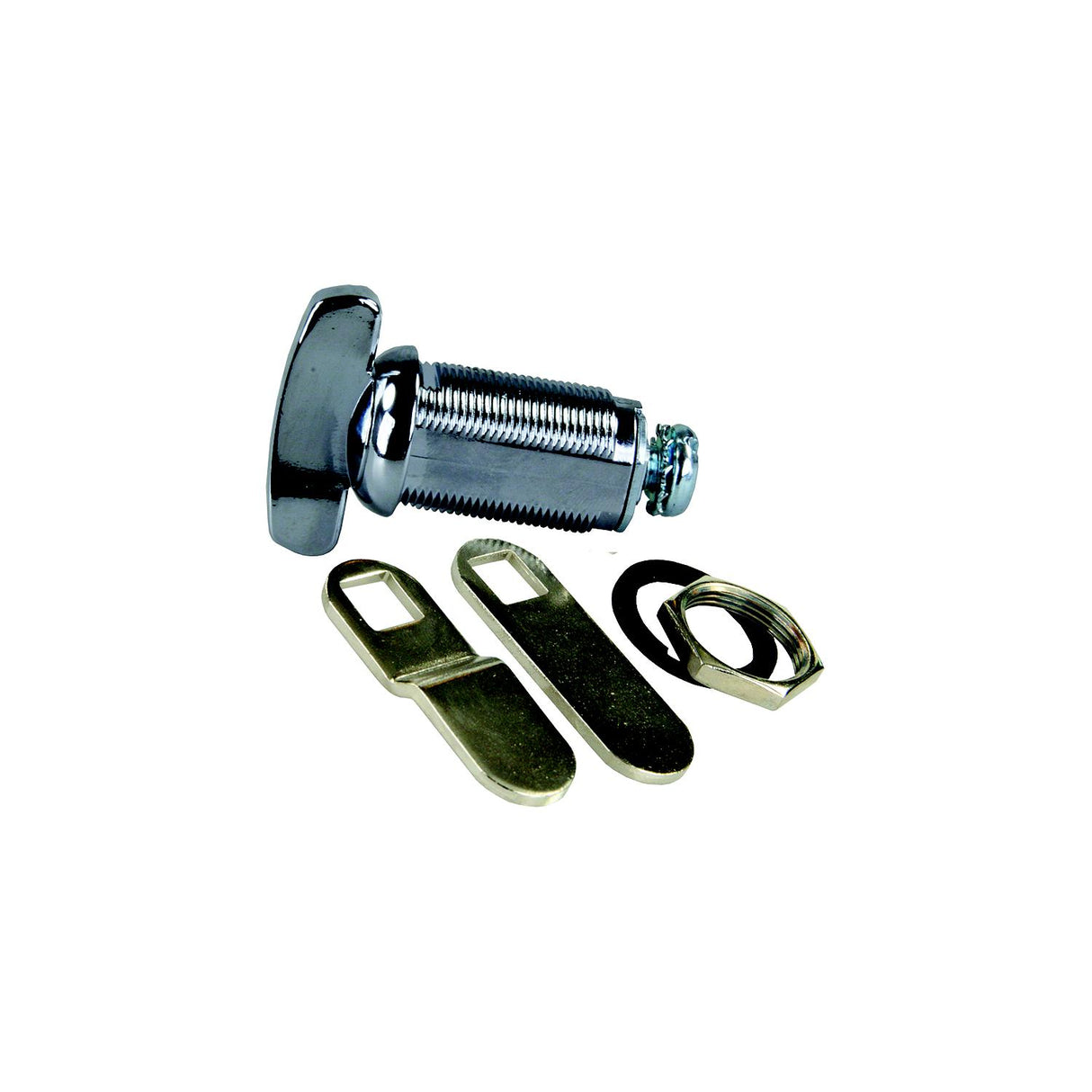 JR Products 1-1/8" Compartment Door Thumb Lock - 00135 - image 1